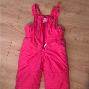 Hot pink carters snow pants